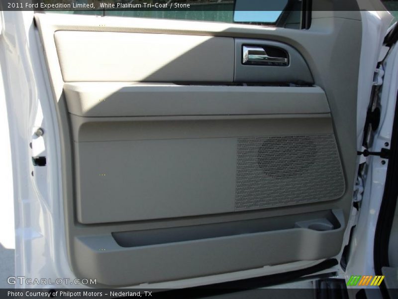 White Platinum Tri-Coat / Stone 2011 Ford Expedition Limited