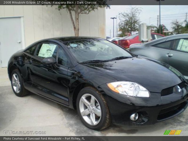 Kalapana Black / Dark Charcoal 2008 Mitsubishi Eclipse GT Coupe