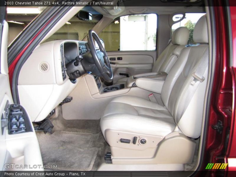 Redfire Metallic / Tan/Neutral 2003 Chevrolet Tahoe Z71 4x4