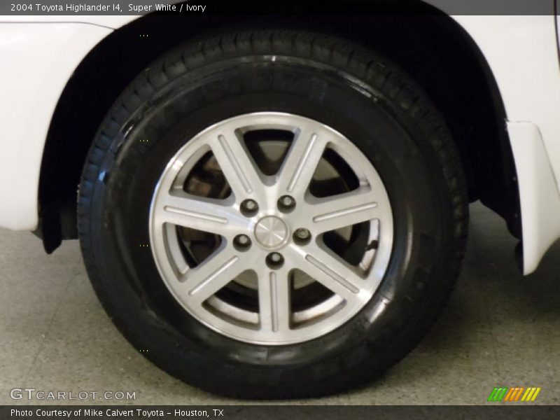 Super White / Ivory 2004 Toyota Highlander I4