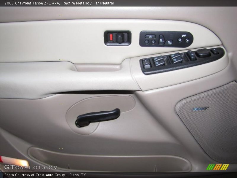 Redfire Metallic / Tan/Neutral 2003 Chevrolet Tahoe Z71 4x4