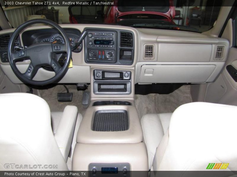 Redfire Metallic / Tan/Neutral 2003 Chevrolet Tahoe Z71 4x4
