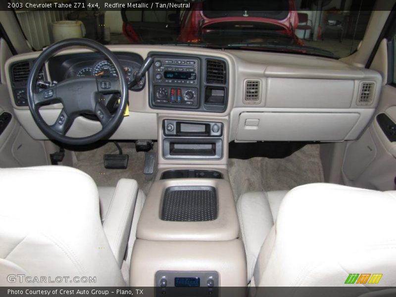 Redfire Metallic / Tan/Neutral 2003 Chevrolet Tahoe Z71 4x4