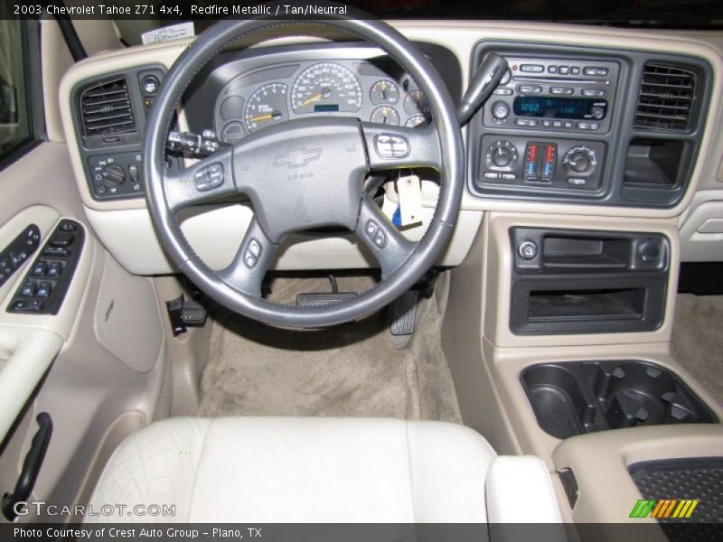 Redfire Metallic / Tan/Neutral 2003 Chevrolet Tahoe Z71 4x4