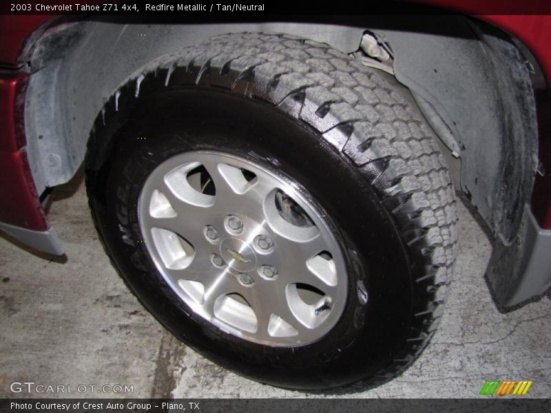 Redfire Metallic / Tan/Neutral 2003 Chevrolet Tahoe Z71 4x4