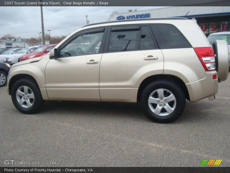 Clear Beige Metallic / Beige 2007 Suzuki Grand Vitara XSport