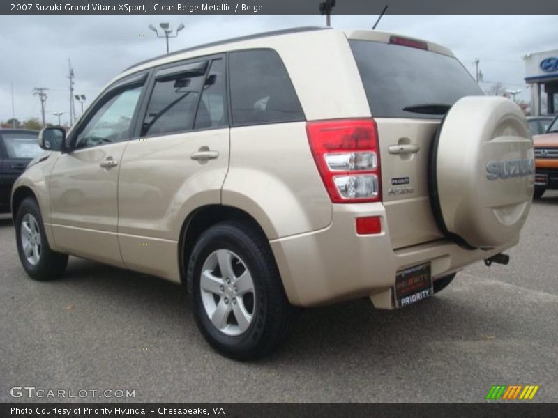 Clear Beige Metallic / Beige 2007 Suzuki Grand Vitara XSport