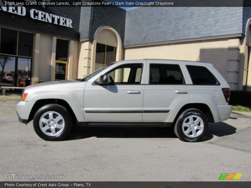 Light Graystone Pearl / Dark Slate Gray/Light Graystone 2008 Jeep Grand Cherokee Laredo