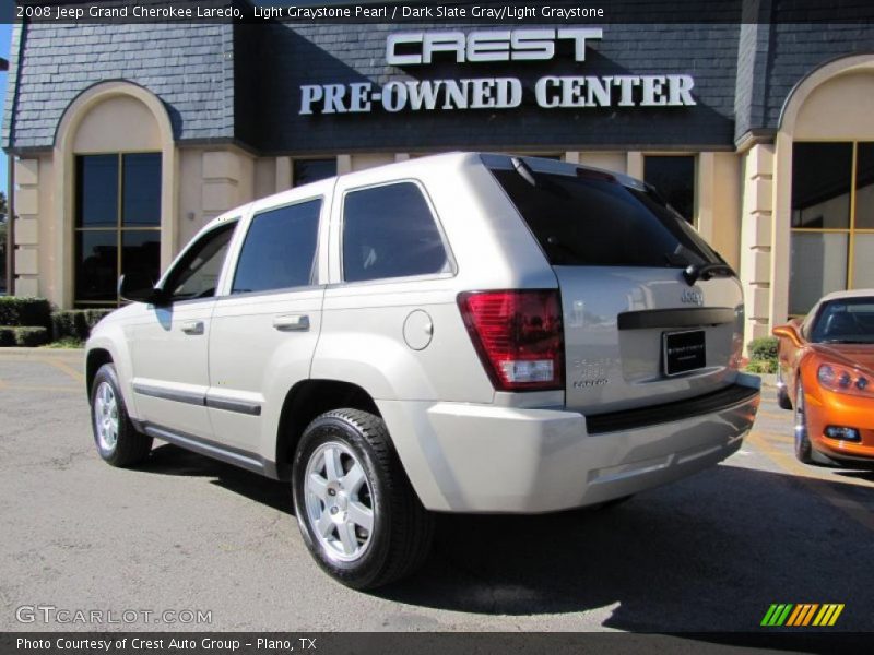 Light Graystone Pearl / Dark Slate Gray/Light Graystone 2008 Jeep Grand Cherokee Laredo