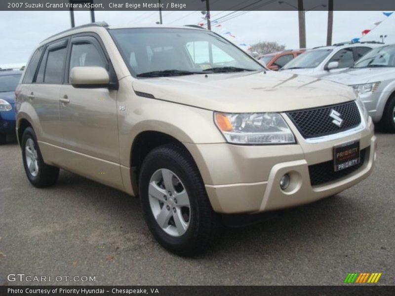 Clear Beige Metallic / Beige 2007 Suzuki Grand Vitara XSport