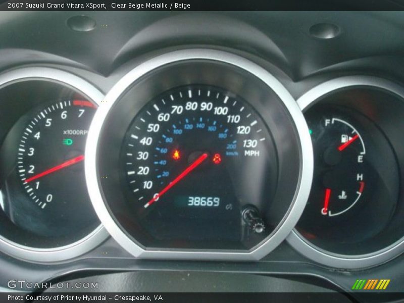 Clear Beige Metallic / Beige 2007 Suzuki Grand Vitara XSport