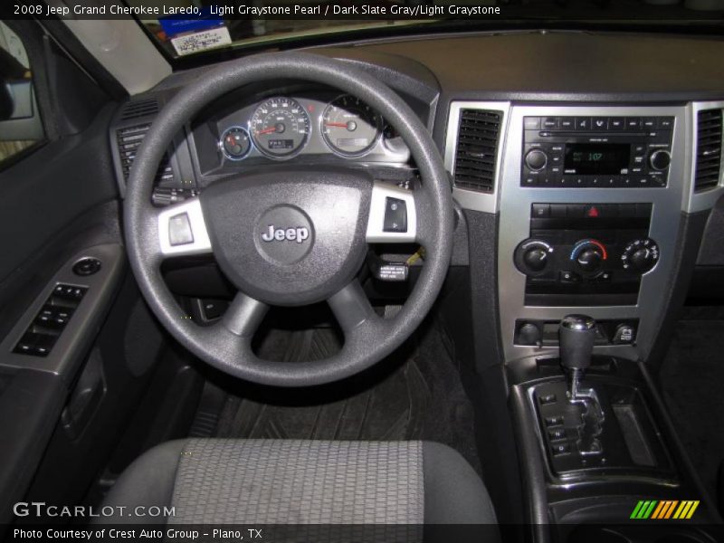 Light Graystone Pearl / Dark Slate Gray/Light Graystone 2008 Jeep Grand Cherokee Laredo