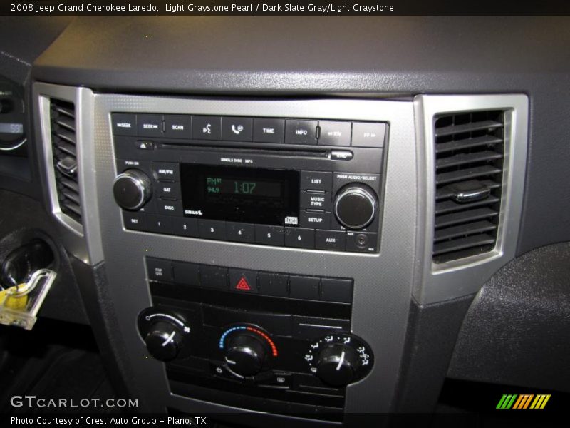 Light Graystone Pearl / Dark Slate Gray/Light Graystone 2008 Jeep Grand Cherokee Laredo