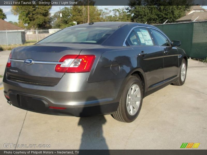 Sterling Grey / Light Stone 2011 Ford Taurus SE