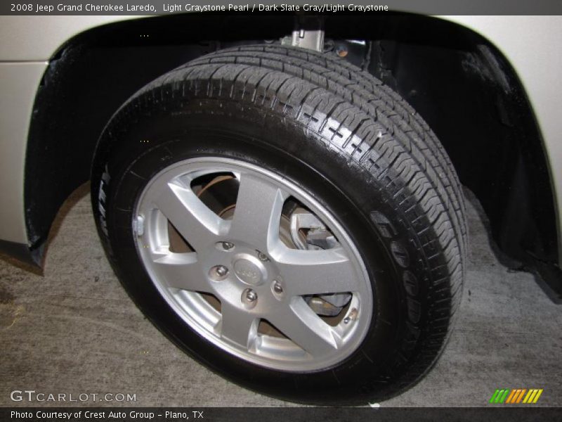Light Graystone Pearl / Dark Slate Gray/Light Graystone 2008 Jeep Grand Cherokee Laredo