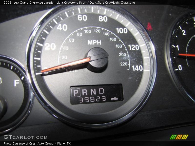 Light Graystone Pearl / Dark Slate Gray/Light Graystone 2008 Jeep Grand Cherokee Laredo