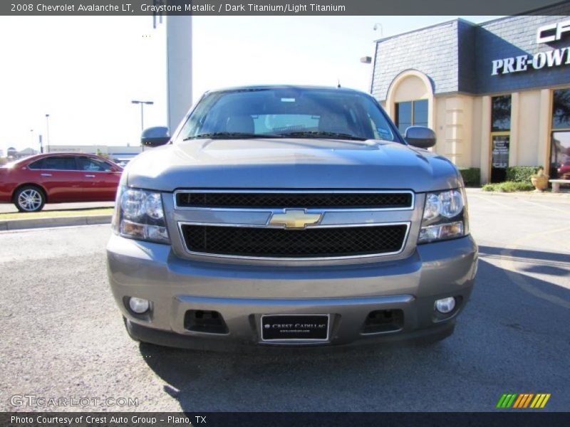 Graystone Metallic / Dark Titanium/Light Titanium 2008 Chevrolet Avalanche LT