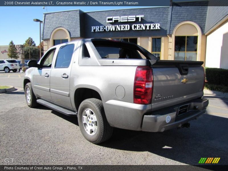 Graystone Metallic / Dark Titanium/Light Titanium 2008 Chevrolet Avalanche LT