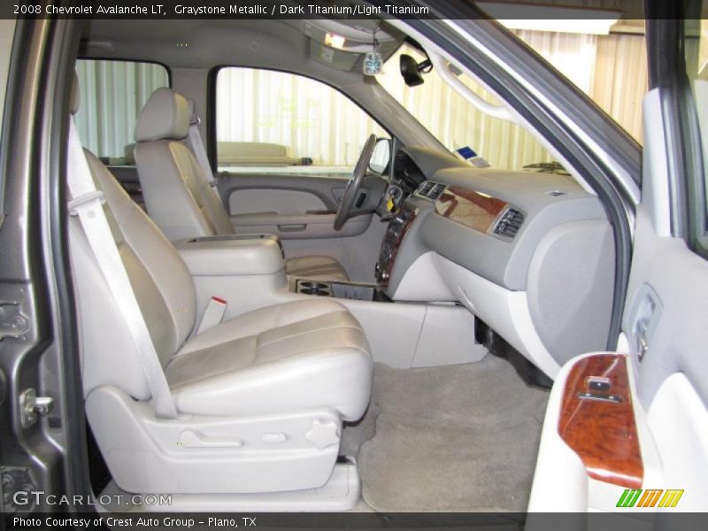 Graystone Metallic / Dark Titanium/Light Titanium 2008 Chevrolet Avalanche LT