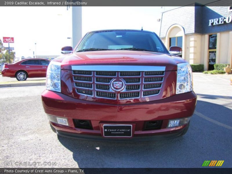 Infrared / Ebony/Ebony 2009 Cadillac Escalade