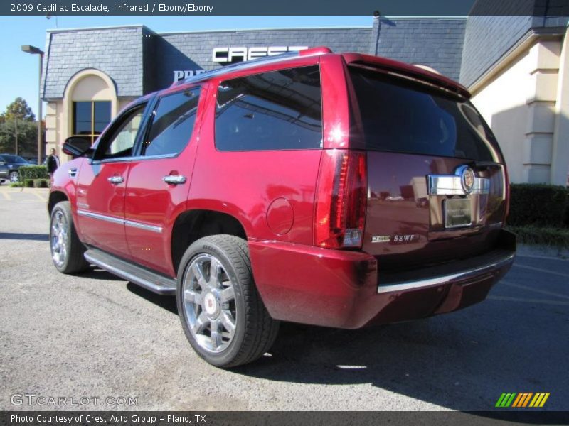 Infrared / Ebony/Ebony 2009 Cadillac Escalade