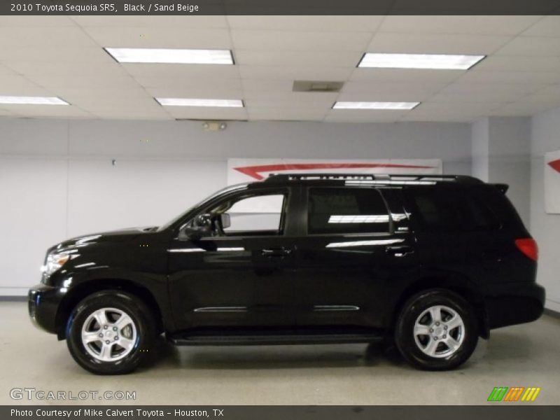 Black / Sand Beige 2010 Toyota Sequoia SR5