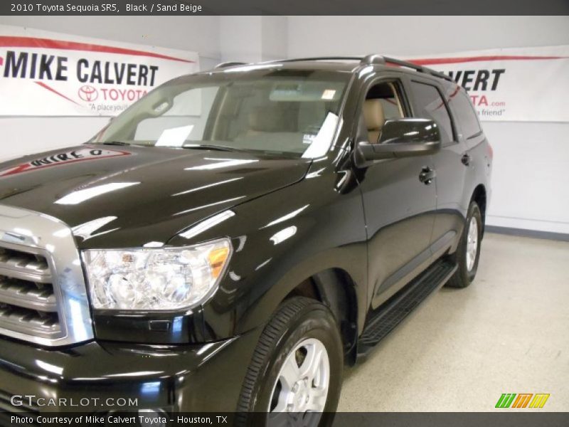 Black / Sand Beige 2010 Toyota Sequoia SR5