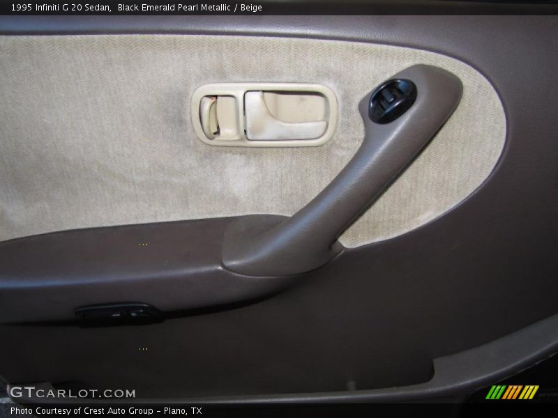 Black Emerald Pearl Metallic / Beige 1995 Infiniti G 20 Sedan