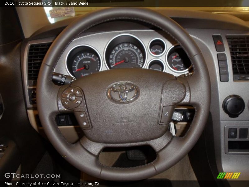 Black / Sand Beige 2010 Toyota Sequoia SR5