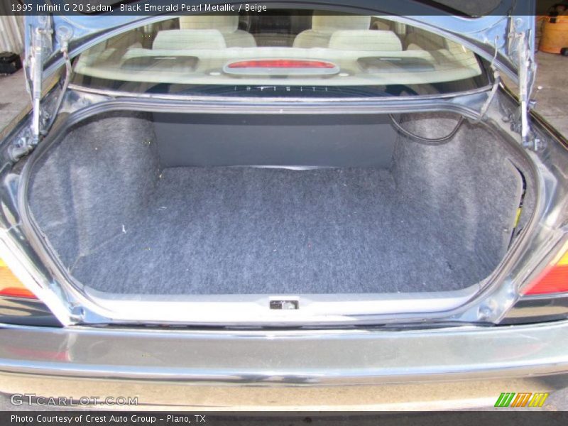 Black Emerald Pearl Metallic / Beige 1995 Infiniti G 20 Sedan