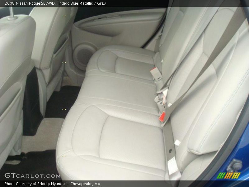 Indigo Blue Metallic / Gray 2008 Nissan Rogue SL AWD