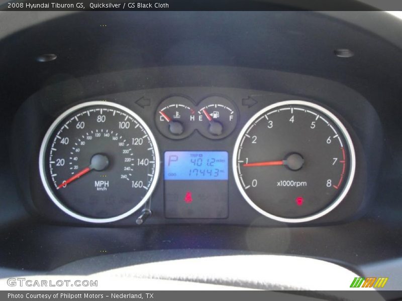 Quicksilver / GS Black Cloth 2008 Hyundai Tiburon GS