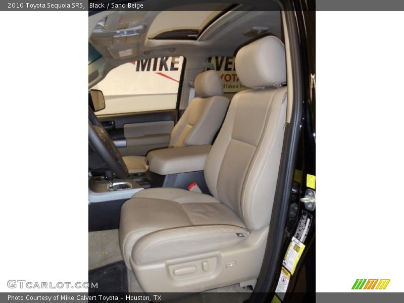 Black / Sand Beige 2010 Toyota Sequoia SR5