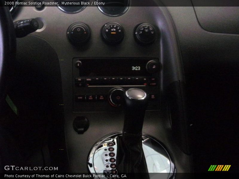 Mysterious Black / Ebony 2008 Pontiac Solstice Roadster