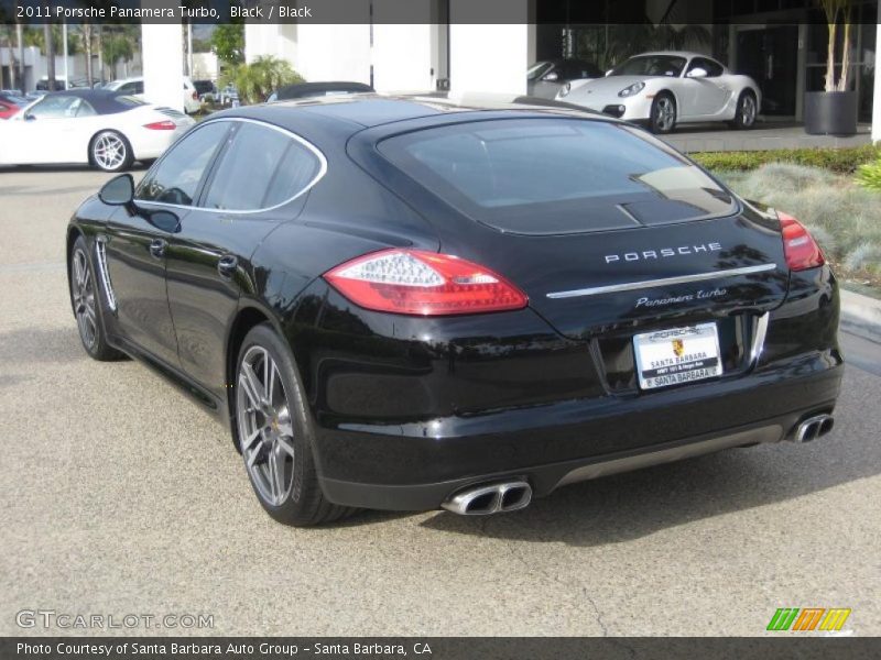 Black / Black 2011 Porsche Panamera Turbo