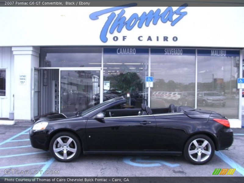 Black / Ebony 2007 Pontiac G6 GT Convertible