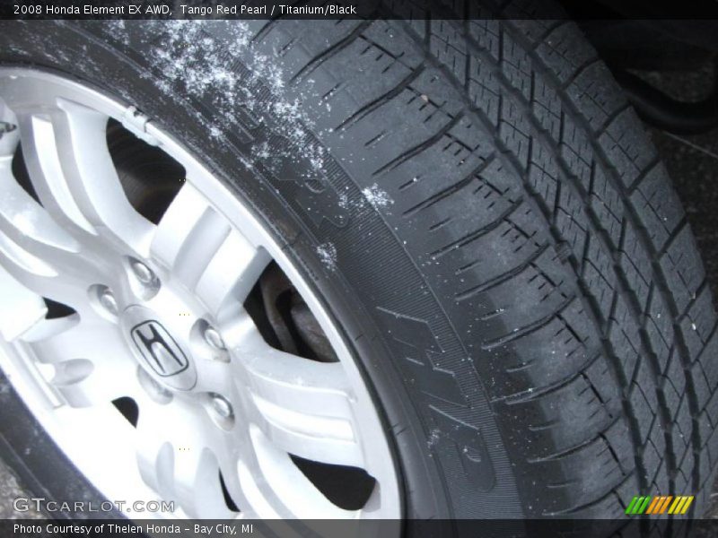 Tango Red Pearl / Titanium/Black 2008 Honda Element EX AWD