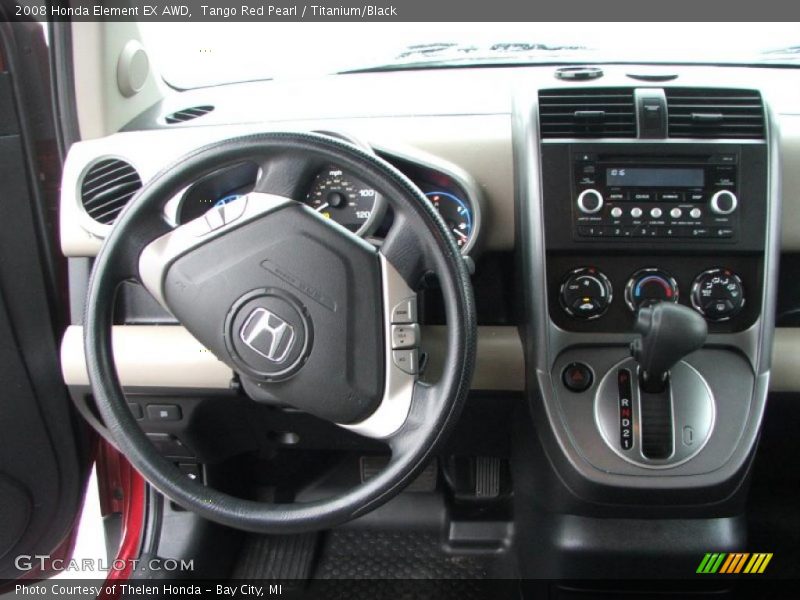 Tango Red Pearl / Titanium/Black 2008 Honda Element EX AWD