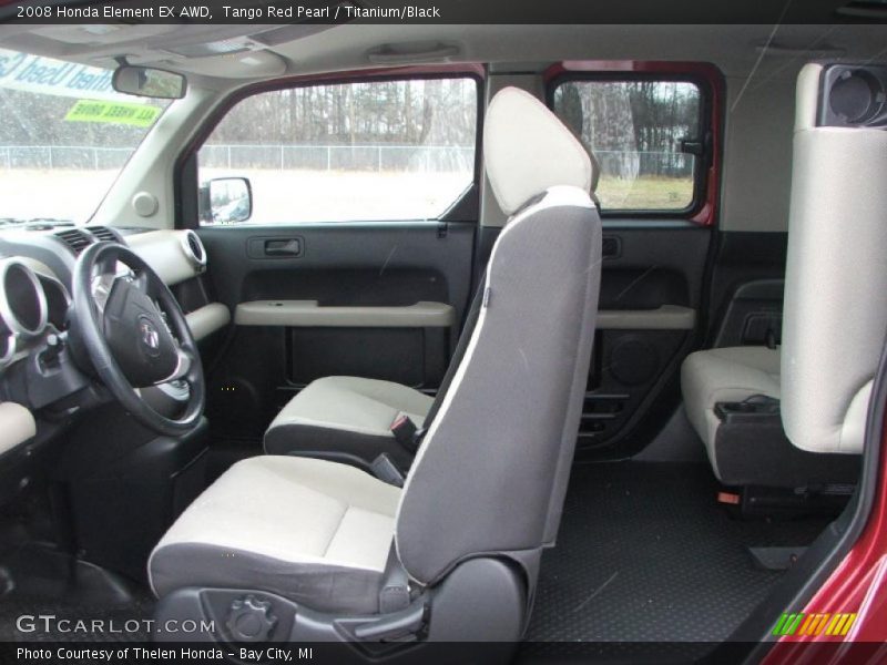 Tango Red Pearl / Titanium/Black 2008 Honda Element EX AWD