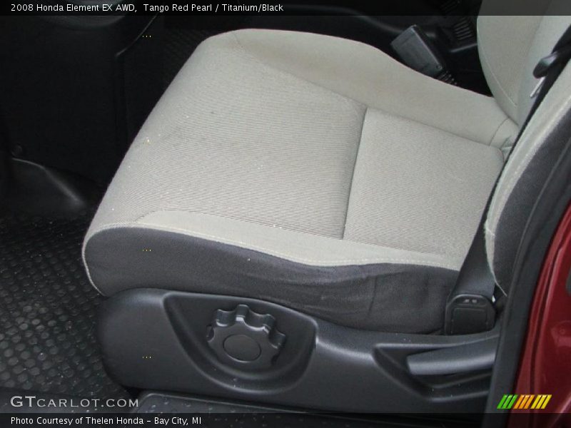 Tango Red Pearl / Titanium/Black 2008 Honda Element EX AWD