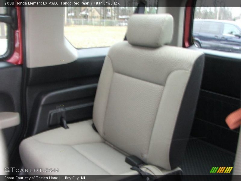 Tango Red Pearl / Titanium/Black 2008 Honda Element EX AWD