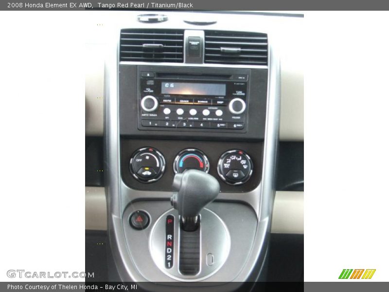 Tango Red Pearl / Titanium/Black 2008 Honda Element EX AWD