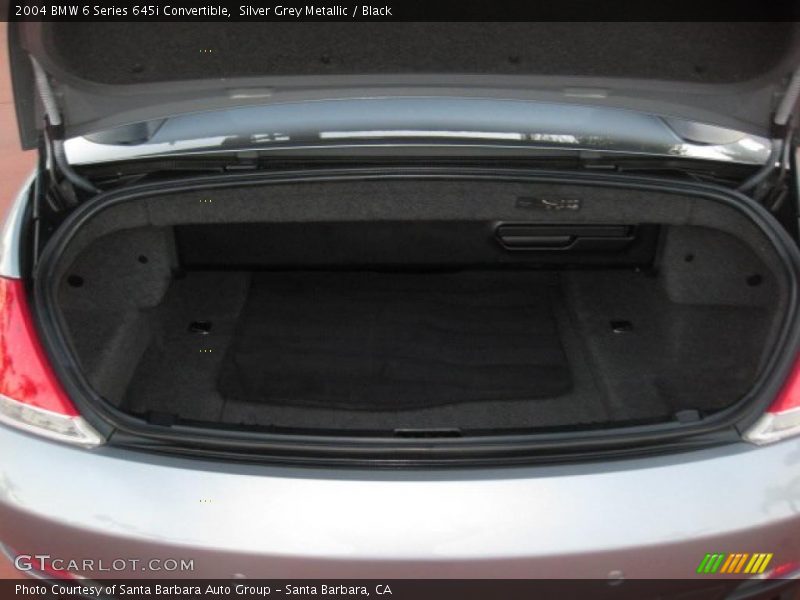  2004 6 Series 645i Convertible Trunk