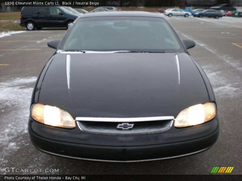 Black / Neutral Beige 1998 Chevrolet Monte Carlo LS