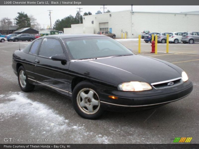 Black / Neutral Beige 1998 Chevrolet Monte Carlo LS
