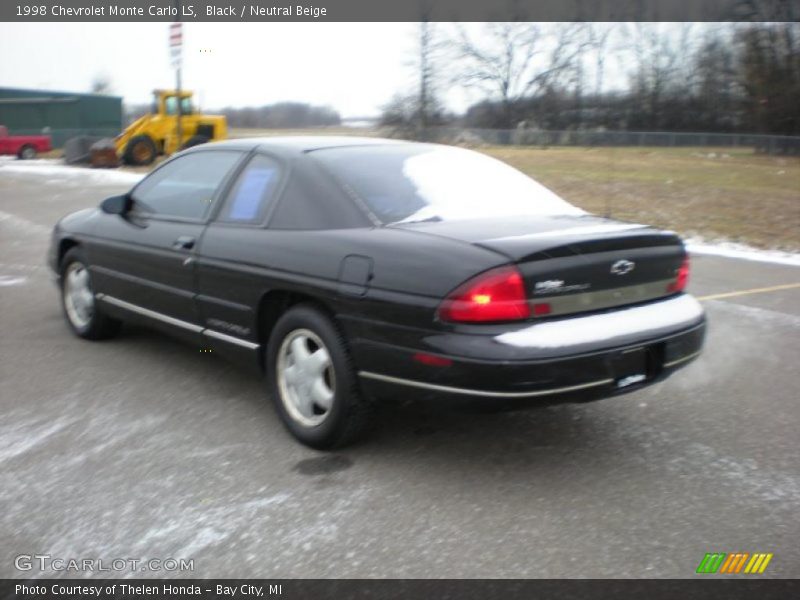 Black / Neutral Beige 1998 Chevrolet Monte Carlo LS