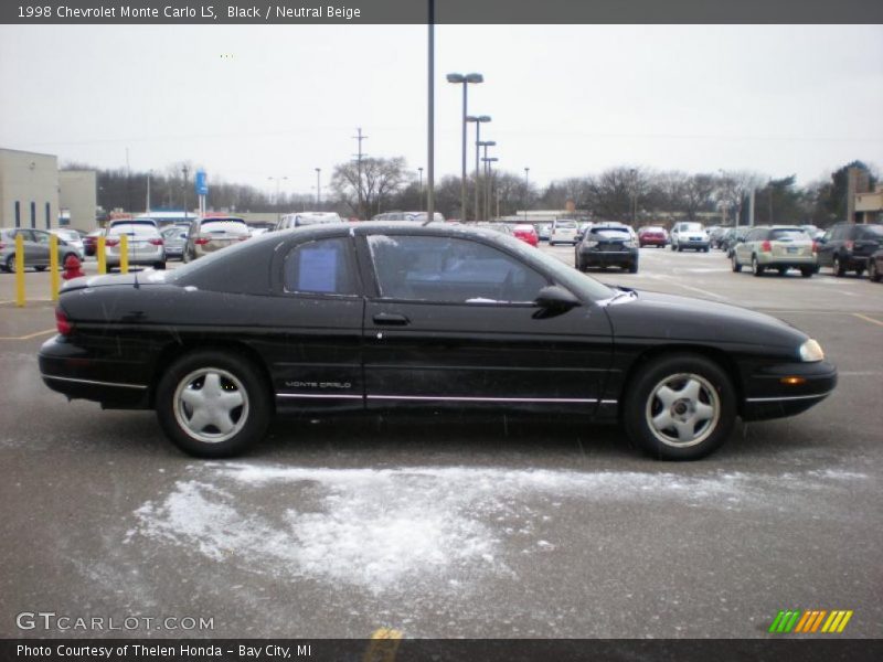 Black / Neutral Beige 1998 Chevrolet Monte Carlo LS