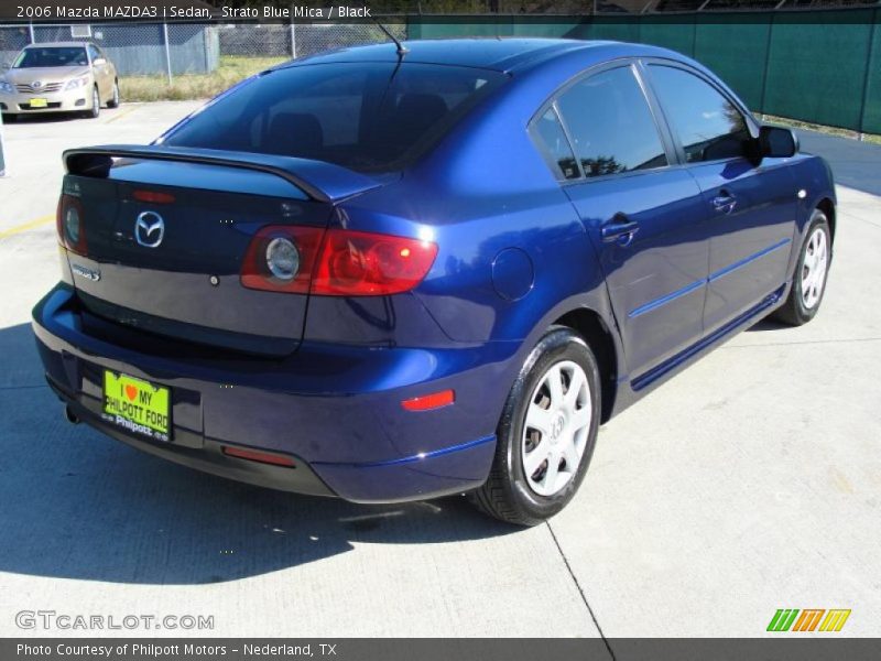 Strato Blue Mica / Black 2006 Mazda MAZDA3 i Sedan