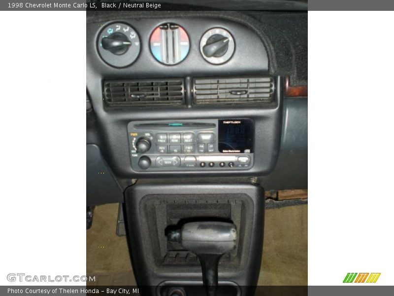 Black / Neutral Beige 1998 Chevrolet Monte Carlo LS