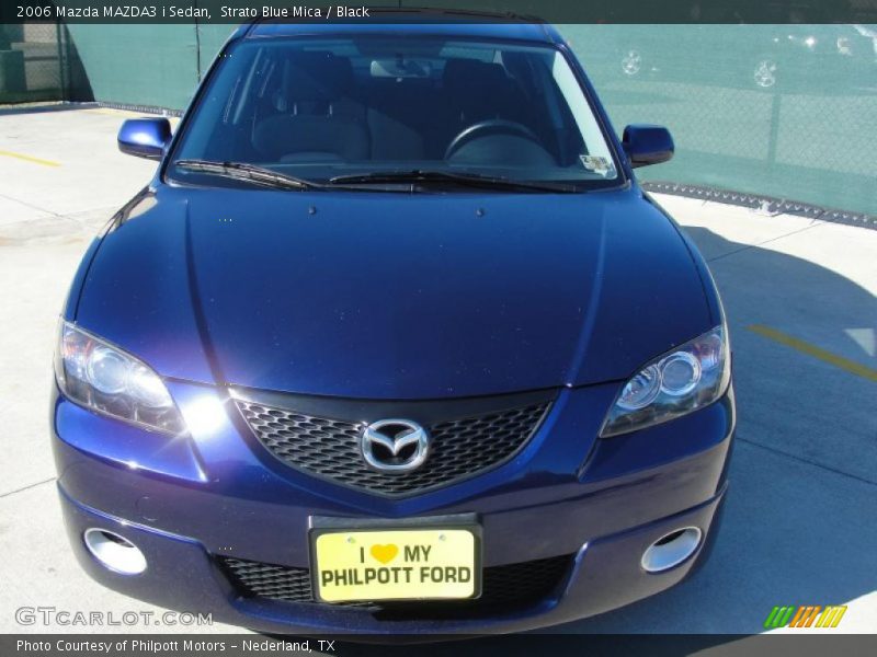 Strato Blue Mica / Black 2006 Mazda MAZDA3 i Sedan